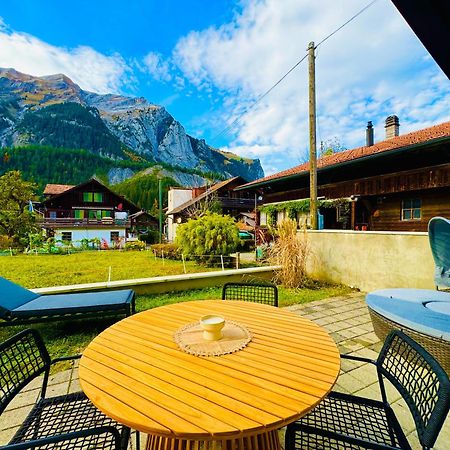 Cute & Cozy Oasis, Private Afternoon Sun Terrace Lägenhet Kandersteg Exteriör bild