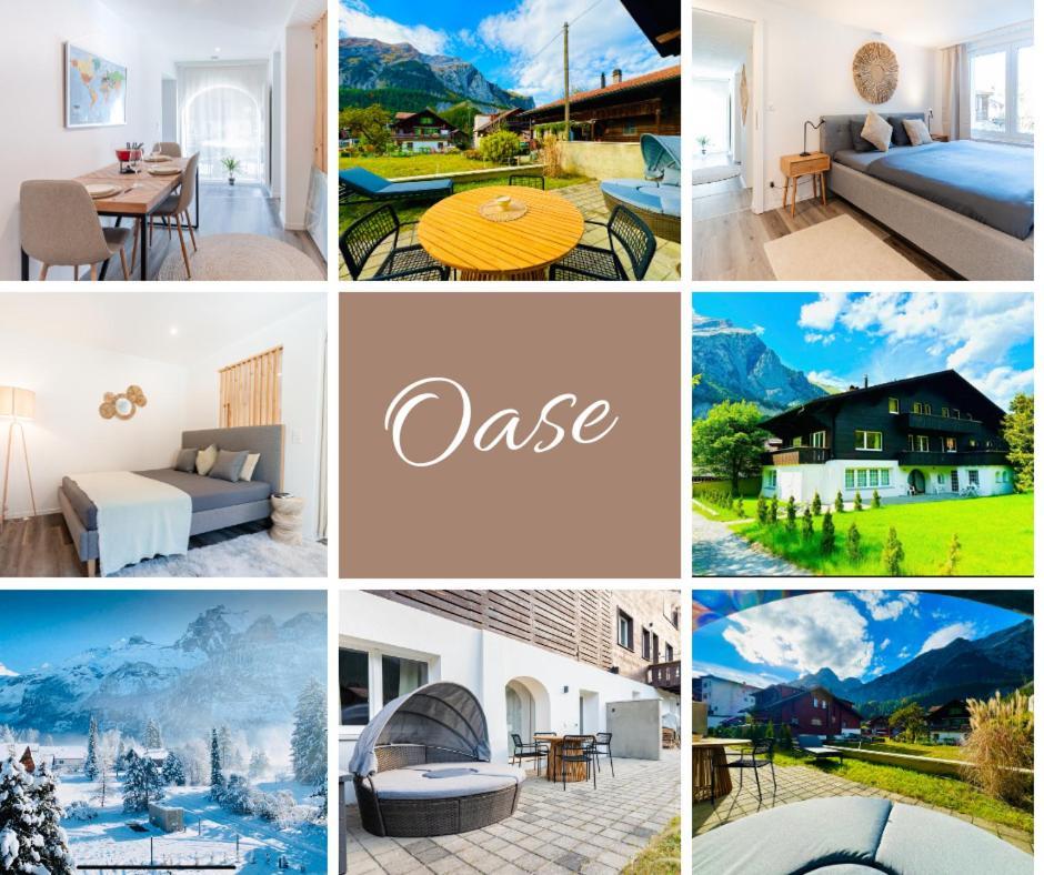 Cute & Cozy Oasis, Private Afternoon Sun Terrace Lägenhet Kandersteg Exteriör bild
